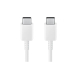 Samsung Cable USB-C to USB-C, 3A, 1.8m; White EP-DX310JWEGEU (timbru verde 0.08 lei) 