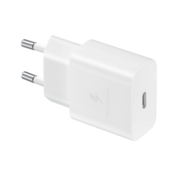 Incarcator retea 220V Samsung, USB Type C, , fast charge, alb, EP-T1510NWEGEU (timbru verde 0.18 lei) 