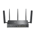 ROUTER TP-LINK VPN Gigabit, Omada 4G+ Cat6 AX3000 Gigabit VPN Gateway cu 4-Port PoE+, AX3000 Dual-Band WiFi 6, 5 antene externe detasabile, 