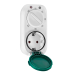 PRIZA inteligenta LOGILINK, Schuko x 1, conectare prin Schuko (T), 16 A, comutare mecanica a timpului - 7 presetari, protectie stropire cu apa IP44, pentru exterior, alb, ET0013 (timbru verde 0.18 l 
