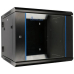 EXTRALINK 6U 600X600 AZH wall-mounted rackmount cabinet swing type black EX.12929 