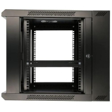 EXTRALINK 6U 600X600 AZH wall-mounted rackmount cabinet swing type black EX.12929 