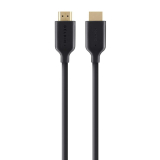 Belkin HDMI Cable 2m ARC Gold Plated  Cable type HDMI No. of A connectors 1 x Type A HDMI plug No. of B connections 1 x Type B HDMI plug Cable length 2.00 m Colour Black Shielding Braid shielding/shielding film Connector type straight Features Audio Retur