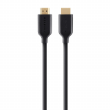Belkin HDMI Cable 5m ARC Gold Plated  Cable type HDMI No. of A connectors 1 x Type A HDMI plug No. of B connections 1 x Type B HDMI plug Cable length 5.00 m Colour Black Shielding Braid shielding/shielding film Connector type straight Features Audio Retur