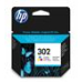 Cartus Cerneala HP 302 Tri-color Original Ink Cartridge (~165 pag) F6U65AE