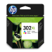 HP 302XL High Yield Tri-color Original Ink Cartridge (~330 pag) F6U67AE