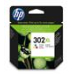 HP 302XL High Yield Tri-color Original Ink Cartridge (~330 pag) F6U67AE