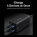 ALIMENTATOR SmartPhone la 220V Vention 4-Port USB (C + C + A + A) GaN Charger (100W/100W/18W/18W) EU-Plug Black, FBSBG-EU (timbru verde 0.18 lei) 