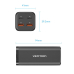 ALIMENTATOR SmartPhone la 220V Vention 4-Port USB (C + C + A + A) GaN Charger (100W/100W/18W/18W) EU-Plug Black, FBSBG-EU (timbru verde 0.18 lei) 