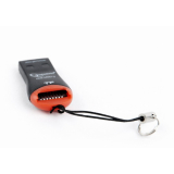 CARD READER extern GEMBIRD, interfata USB 3.0, citeste/scrie: micro SD; plastic, negru cu rosu, FD2-MSD-3 (timbru verde 0.03 lei)