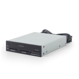 CARD READER intern GEMBIRD, interfata S-ATA, citeste/scrie: SD, micro SD, MMC, RS-MMC, MS; metalic, black FDI2-ALLIN1-03 (timbru verde 0.8 lei) 