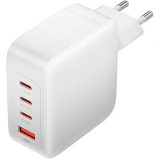 ALIMENTATOR SmartPhone la 220V Vention 4-Port USB (C + C + C + A) GaN Charging Kit (140W/140W/30W/18W) EU-Plug, FEIW0-EU (timbru verde 0.18 lei) 