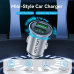 ALIMENTATOR SmartPhone Auto Vention Two-Port USB A+A(18/18) Car Charger Gray Mini Style Aluminium Alloy Type, FFAH0 (timbru verde 0.18 lei) 