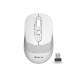 MOUSE A4tech, gaming, wireless, 2.4GHz, optic, 2000 dpi, butoane/scroll 4/1, buton selectare viteza, alb/ gri, FG10 White (timbru verde 0.18 lei) 