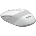 MOUSE A4tech, gaming, wireless, 2.4GHz, optic, 2000 dpi, butoane/scroll 4/1, buton selectare viteza, alb/ gri, FG10 White (timbru verde 0.18 lei) 