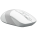 MOUSE A4tech, gaming, wireless, 2.4GHz, optic, 2000 dpi, butoane/scroll 4/1, buton selectare viteza, alb/ gri, FG10 White (timbru verde 0.18 lei) 