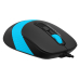 Mouse A4tech FM10 cu fir 1600DPI, albstr FM10 BLUE