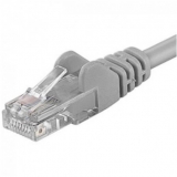 Cablu PremiumCord Patchcord SFTP RJ45-RJ45 Cat.5e, 3m, gri, SFTP-5E-3-G (timbru verde 0.08 lei) 