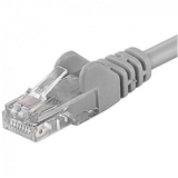 Cablu PremiumCord Patchcord SFTP RJ45-RJ45 Cat.5e, 2m, gri, SFTP-5E-2-G (timbru verde 0.08 lei) 