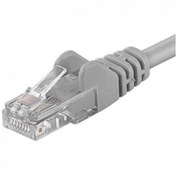 Cablu PremiumCord Patchcord SFTP RJ45-RJ45 Cat.5e, 2m, gri, SFTP-5E-2-G (timbru verde 0.08 lei) 