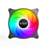 VENTILATOR PCCOOLER PC 120x120x25 mm, RGB LED, 3 PIN, Hydro Bearing, fixed LED RGB, 1 buc. in pachet FX-120-3 