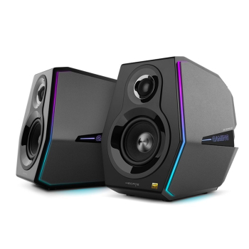 BOXE EDIFIER Gaming 2.0, RMS: 88W (2 x 12W, 2 x 32W), bass 4, control volum, BT/USB/AUX/Optical/Coaxial, sound mode: Music/Game/Movie, 11 x LED RGB, frecv. raspuns 55Hz-20KHz, 220V power, black, G5 