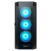 CARCASA Chieftec APEX, Tower, ATX, fara sursa, 4xfan, USB 3.2 gen 2 Type-C x 2, USB 3.2 gen 1 x 2, USB 2.0 x 1, audio, mic, RGB, PSU shroud, 7 sloturi expansiune, iluminare ARGB, negru, GA-01B-TG-O 