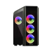 CARCASA CHIEFTEC, Middle Tower, ATX, SCORPION 3, fara sursa, sticla securizata, 4 x fan, USB 2.0 x 1, USB 3.0 x 2, Jack 3.5mm x 2, mesh, fan controller (inclusiv RGB), GL-03B-OP (timbru verde 0.32 