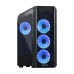 CARCASA CHIEFTEC, Middle Tower, ATX, SCORPION 3, fara sursa, sticla securizata, 4 x fan, USB 2.0 x 1, USB 3.0 x 2, Jack 3.5mm x 2, mesh, fan controller (inclusiv RGB), GL-03B-OP (timbru verde 0.32 