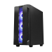 CARCASA CHIEFTEC, Middle Tower, ATX, HUNTER, fara sursa, sticla securizata, 4 x fan, USB 2.0 x 1, USB 3.0 x 2, Jack 3.5mm x 2, mesh, fan controller (inclusiv RGB), telecomanda, GS-01B-OP (timbru v 