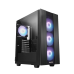 CARCASA Chieftec HUNTER 2, Middle Tower, ATX fara sursa, sticla securizata, 4xfan ARGB, USB 3.2 gen 1 x 1, USB Type-C x 1, Jack 3.5 mm, mesh pt. filtrare praf, HUB, fan controller, GS-02B-OP (t 
