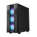 CARCASA Chieftec HUNTER 2, Middle Tower, ATX fara sursa, sticla securizata, 4xfan ARGB, USB 3.2 gen 1 x 1, USB Type-C x 1, Jack 3.5 mm, mesh pt. filtrare praf, HUB, fan controller, GS-02B-OP (t 