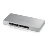 ZYXEL GS1200-8HPV2-EU0101F Zyxel GS1200-8HP 8-port GbE WebSmart metal Switch, 4x PoE+ 802.3at, 60W, fanless