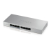 ZYXEL GS1200-8HPV2-EU0101F Zyxel GS1200-8HP 8-port GbE WebSmart metal Switch, 4x PoE+ 802.3at, 60W, fanless