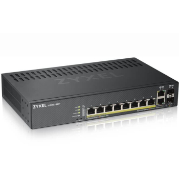 ZYXEL GS1920-8HPV2-EU0101F Zyxel GS1920-8HPv2 8 port GbE Smart Managed PoE Switch 2x GbE combo (RJ45/SFP)