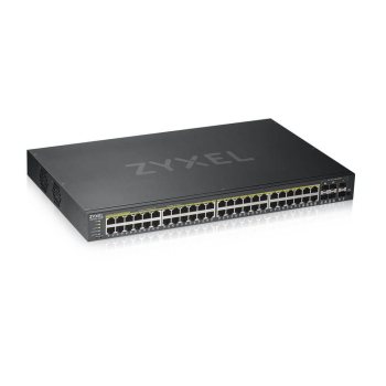 ZYXEL GS192048HPV2-EU0101F Zyxel GS1920-48HPv2 48-port GbE Smart Managed PoE Switch 4x GbE combo (RJ45/SFP)