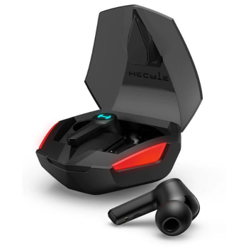 CASTI Edifier, wireless, intraauriculare - butoni, utilizare multimedia, smartphone, microfon pe casca, conectare prin Bluetooth 5.2, RGB, USB-C, negru, GT4-BK, (timbru verde 0.8 lei) 