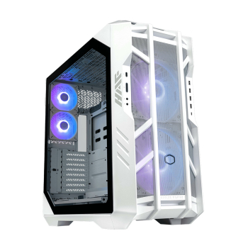 CARCASA Cooler Master HAF 700, Tower, E-ATX, fara sursa, 5xfan, USB 3.2 gen2 Type-C x 1, USB 3.2 gen 1 x 4, audio, mic, LED controller ARGB, , PSU shroud, 8 sloturi expansiune, iluminare , alb, H700- 