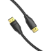 Cablu video Vention, DisplayPort(T) la DisplayPort(T), 2m, rezolutie maxima 8K la 60Hz/4K la 120Hz, conectori auriti, cupru/argint, invelis PVC, negru, HCDBH (timbru verde 0.18lei) - 6922794762077 