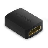 ADAPTOR video Ugreen, HD112 cupla extender HDMI (M) la HDMI (M), rezolutie maxima 4K UHD (3840 x 2160) la 60 Hz, conectori auriti, negru 20107 (timbru verde 0.08 lei) - 6957303821075 