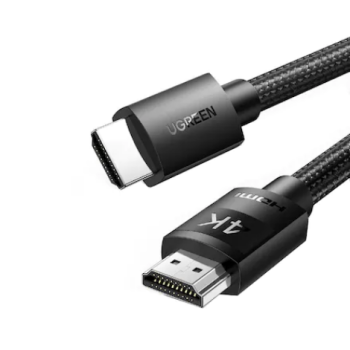 CABLU video Ugreen, HD119 HDMI (T) la HDMI (T), rezolutie maxima 4K UHD (3840 x 2160) la 60 Hz, braided, 3m, negru 40102 (timbru verde 0.8 lei) - 6957303841028 