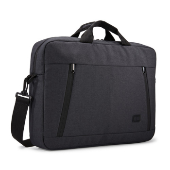 GEANTA CASE LOGIC, pt. notebook de max. 15.6 inch, 1 compartiment, buzunar frontal | buzunar dorsal, waterproof, poliester, negru, HUXA215 BLACK / 3204653 