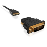 Raidsonic ADAPTOR video Icy Box DVI-D la HDMI, negru, PVC, IB-AC552 (timbru verde 0.08 lei) 