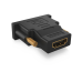 Raidsonic ADAPTOR video Icy Box DVI-D la HDMI, negru, PVC, IB-AC552 (timbru verde 0.08 lei) 
