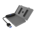 Raidsonic RACK HDD Icy Box SATA III 2.5 la 1x USB 3.2 Gen 1 Type-A , carcasa HDD inclusa, plastic, antracit, IB-AC603B-U3 (timbru verde 0.8 lei) 