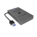 Raidsonic RACK HDD Icy Box SATA III 2.5 la 1x USB 3.2 Gen 1 Type-A , carcasa HDD inclusa, plastic, antracit, IB-AC603B-U3 (timbru verde 0.8 lei) 