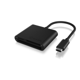 Raidsonic CARD Reader Icy Box interfata USB 3.2 Gen 1, citeste/scrie: CF, SD, microSD, adaptor USB Type-C, 15cm, IB-CR301-C3 (timbru verde 0.18 lei) 