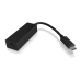 Raidsonic ADAPTOR RETEA Icy Box USB 3.0 Type-C la Interfata Ethernet Gigabit RJ-45, plastic, negru, IB-LAN100-C3 