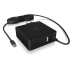 Raidsonic ALIMENTATOR retea 220V Icy Box, universal, 1 x USB-A QC 5V@2.4A, 1 x USB-C PD 90W 20V@4.5A, cablu USB-C 1.8m, negru, IB-PS101-PD (timbru verde 0.18 lei) 