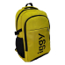 RUCSAC IGGY RIDER, pt. notebook de max. 15.6, 2 compartimente, buzunar frontal, troler strap, water-resistant, poliester, galben/negu, IGBP-RIDER 